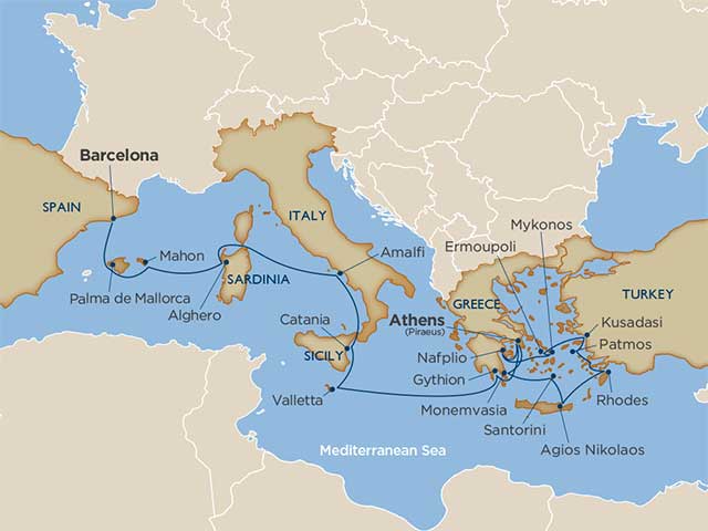 The Islands Of Greece Italy Voyage On Windstar Cruises